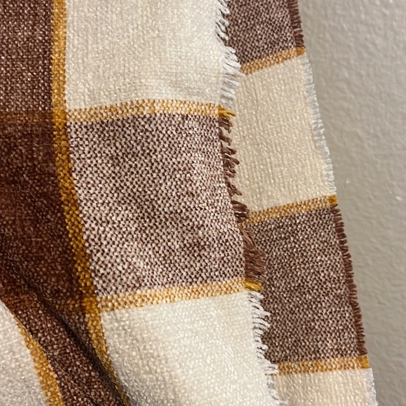 Charter Club Check Woven Chenille Loop Scarf NWT - Picture 3 of 6